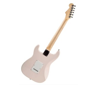 CREEP CST-15 PNK PACK GUITARRA ELECTRICA SHELL PINK STRATO AMP 15W