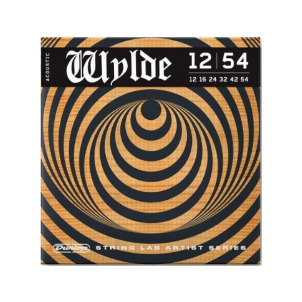 JIM DUNLOP ZWAP1254 ZAKK WYLDE LAB ACOUSTIC GUITAR STRINGS 12-54