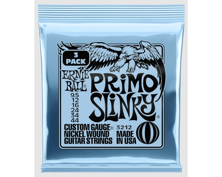ERNIE BALL 3212 PRIMO SLINKY  3 PACK