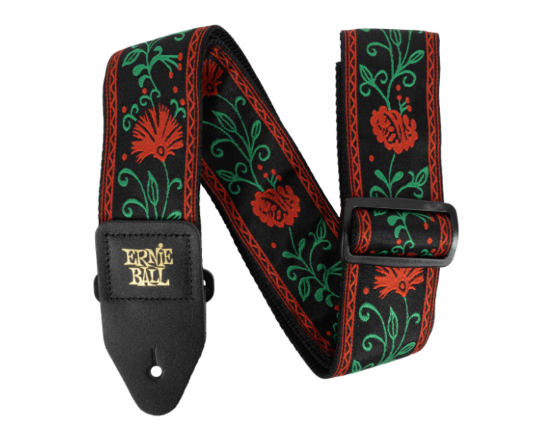 ERNIE BALL 5361CORREA PARA GUITARRA/BAJO EN JACQUARD CLÃSICO - WESTERN ROSE