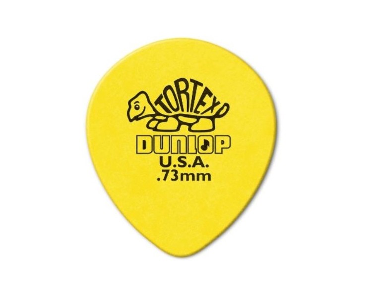 JIM DUNLOP 413R 0.73 TORTEX TEAR DROP x72