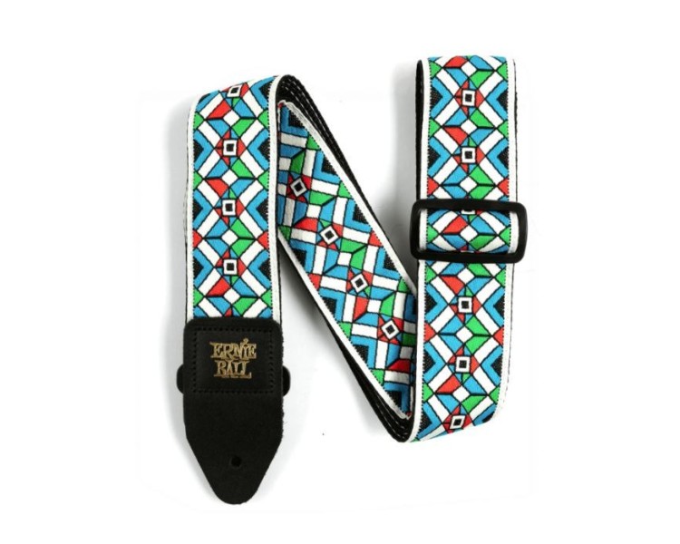 ERNIE BALL 4659 KALEIDOSCOPE BLUE JACQUARD STRAP