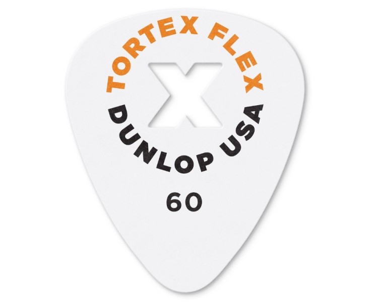 JIM DUNLOP 428XP060 TORTEX FLEX X PICK 0,60 MM 12 UNIDADES