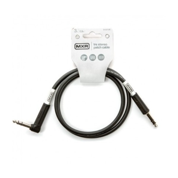 MXR DCIST3R TRS STEREO CABLE 90CM RIGHT/ANG