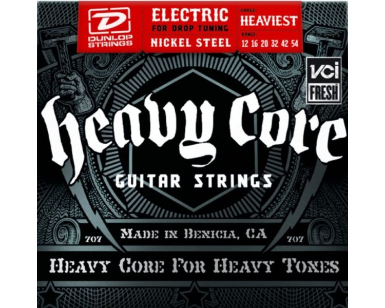 DHCN1254 JIM DUNLOP HEAVIEST CORE 12/54 6-SET