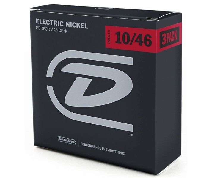 JIM DUNLOP  3PDEN1046 EG-NKL 10/46- 3 PACK