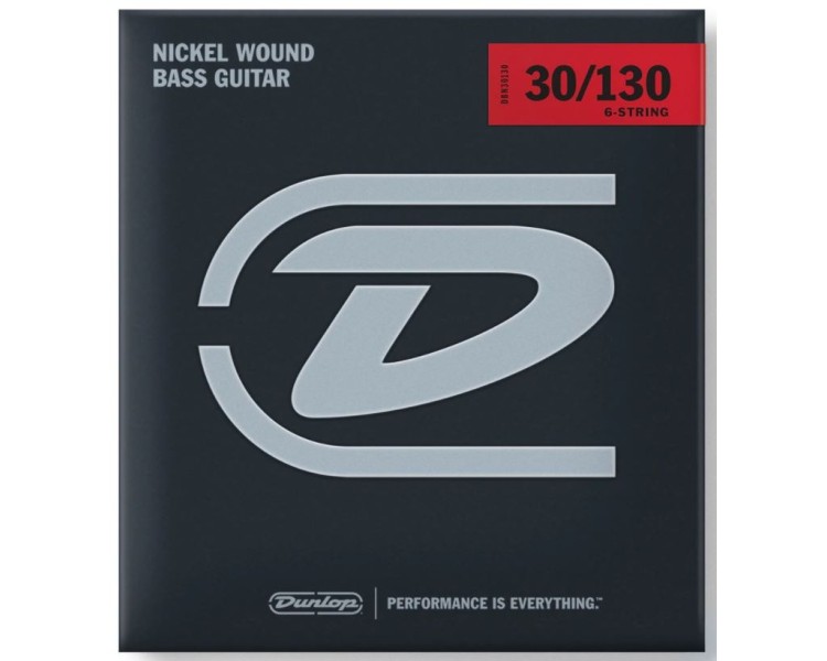 DBN30130 JIM DUNLOP BASS-NKL MED-6/SET