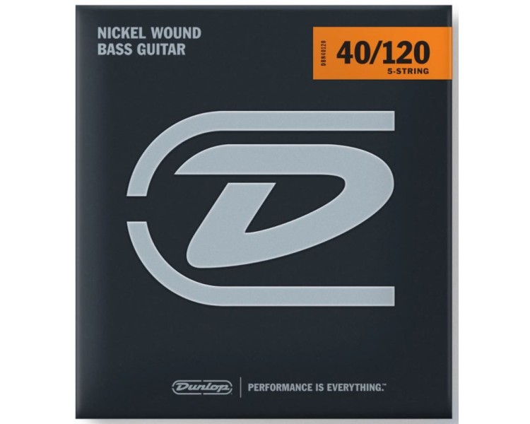 DBN40120 JIM DUNLOP BASS-NKL LIGHT-5/SET