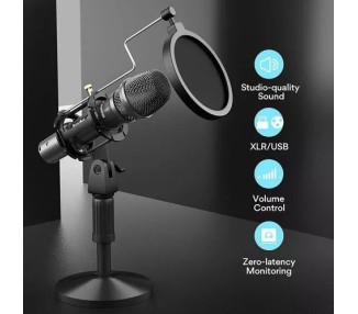 MAONO AU-HD300T MICROFONO DE MESA C/SOPORTE