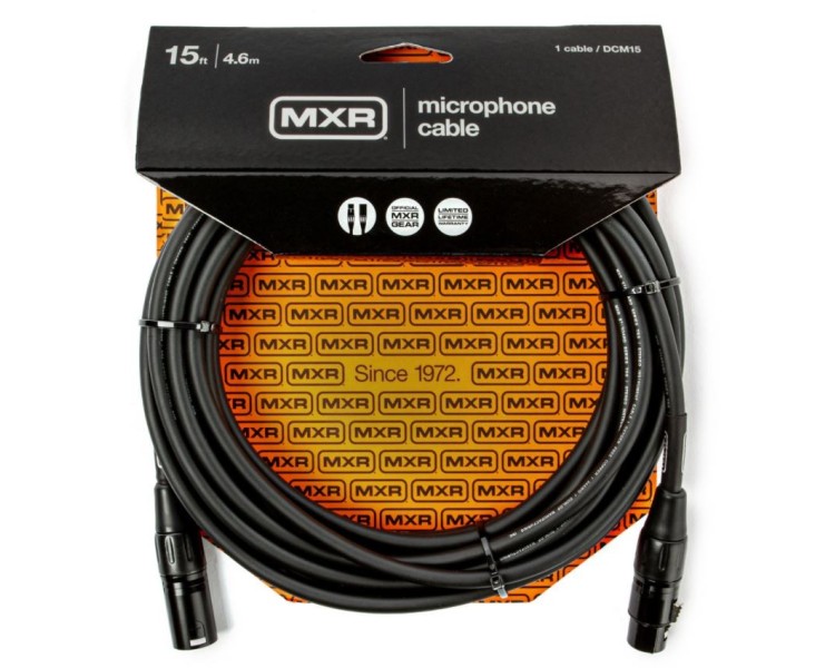 MXR  DCM15  MXR MICROPHONE CABLE 15FT