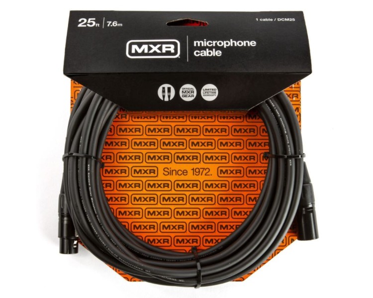 MXR DCM25  MXR MICROPHONE CABLE 25FT