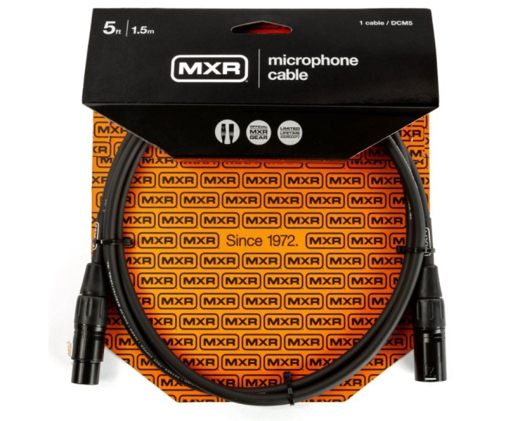 MXR DCM5 MXR MICROPHONE CABLE 5FT