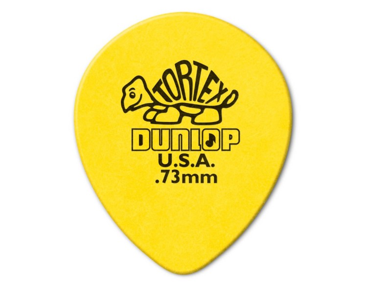 JIM DUNLOP 413R 0.73 TORTEX TEAR DROP x72