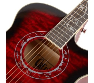 GUITARRA ELECTROACUSTICA CREEP MF150CE RD