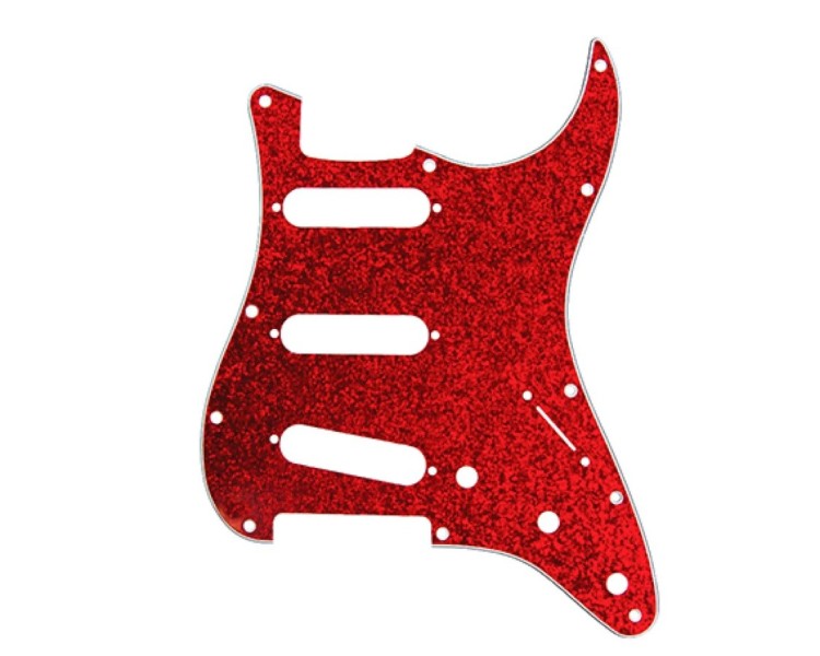 D`ANDREA PICKGUARD PARA STRATOCASTER RED SPARKLE