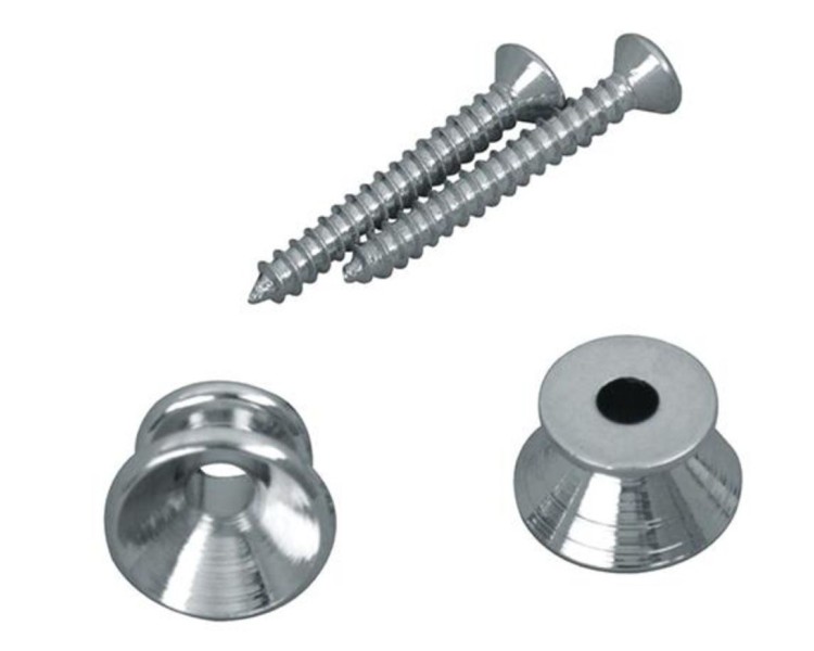 D`ANDREA BOTONES P/CORREA CROMADO - 24 UN