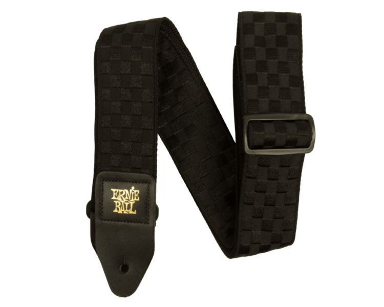 ERNIE BALL 5341 BLACK CHECKERS JACQUARD STRAP